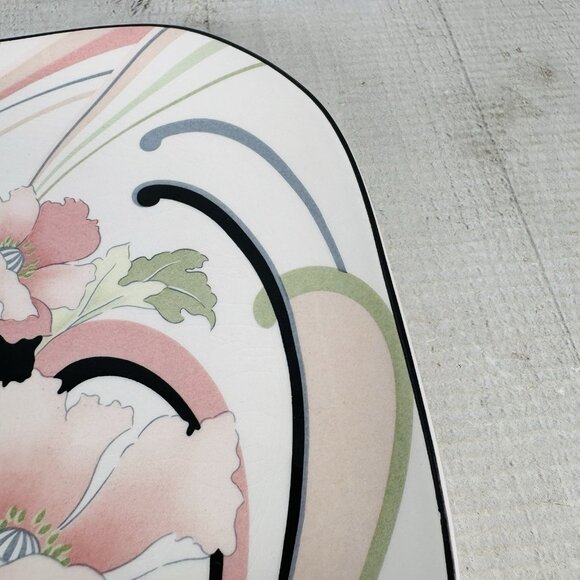 Sango Quadrille ANASTASIA  Andre Richard Floral Oriental Salad Plate Set 4 FLAW - Picture 15 of 16